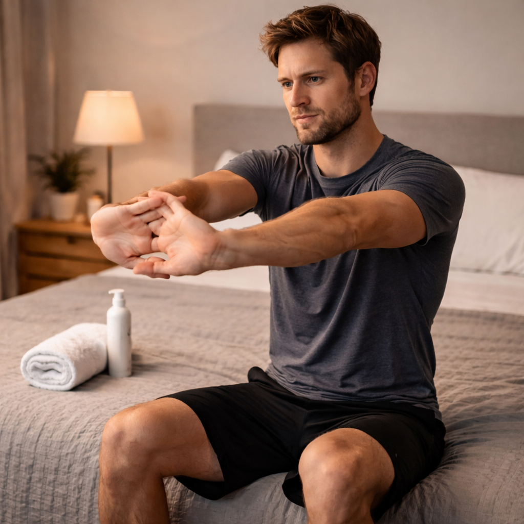 Proper warm-up preparation for jelqing training