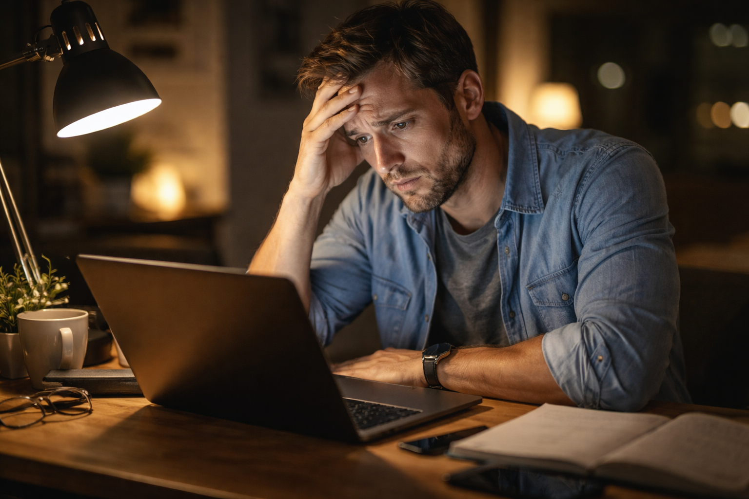 Man researching jelqing techniques and training methods