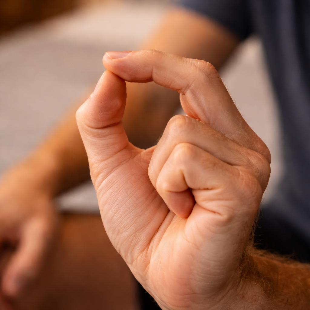 Correct jelqing technique demonstration